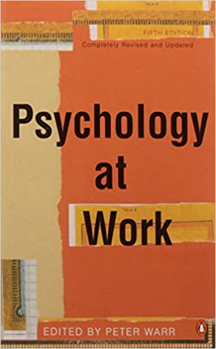 recommended reading: Psychology at Work
